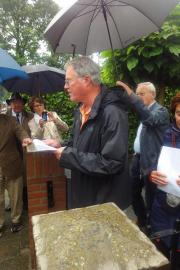 Stolpersteenlegging Bertha Heijmans-Heimans woensdag 9 juli 2014. Foto’s Kyra Broshuis, Ans Luiken en Fons Monasso.